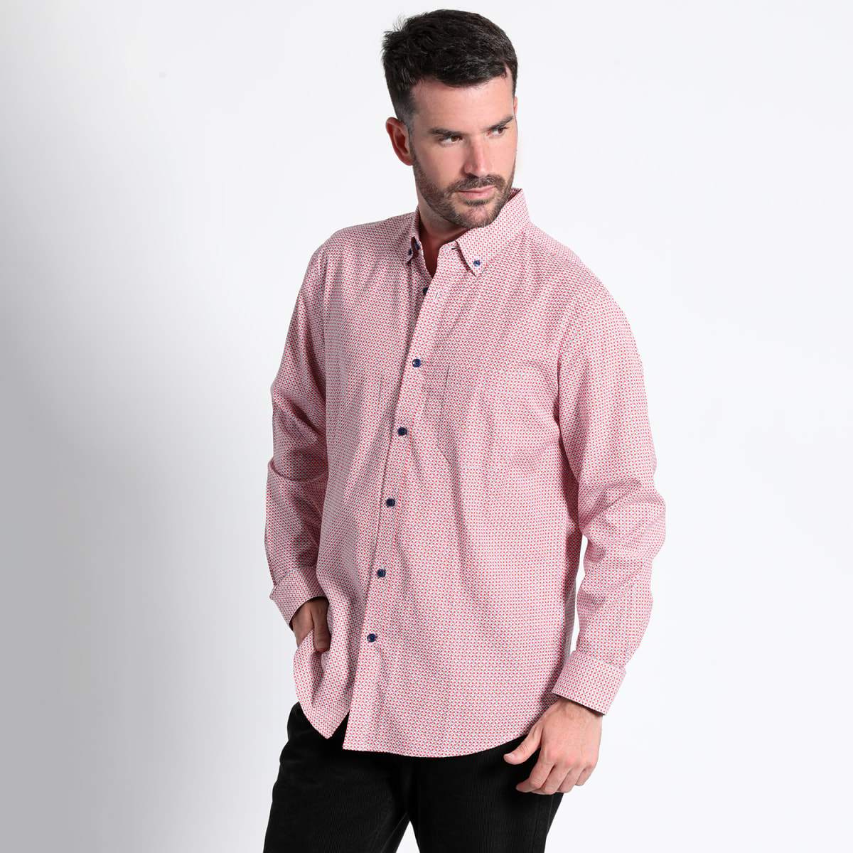 CAMISA FANTASIA ESTAMPADA TALLAS EXTRA (5XL Y 6XL) I3600X0021