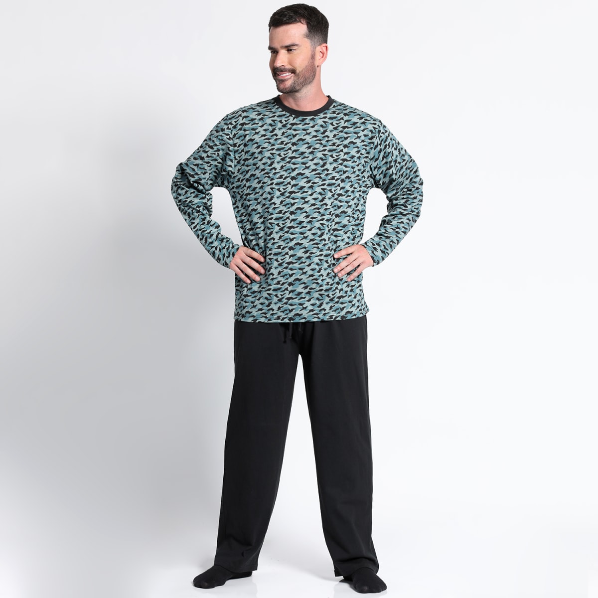 PIJAMA JERSEY ESTAMPADO I3102N0011