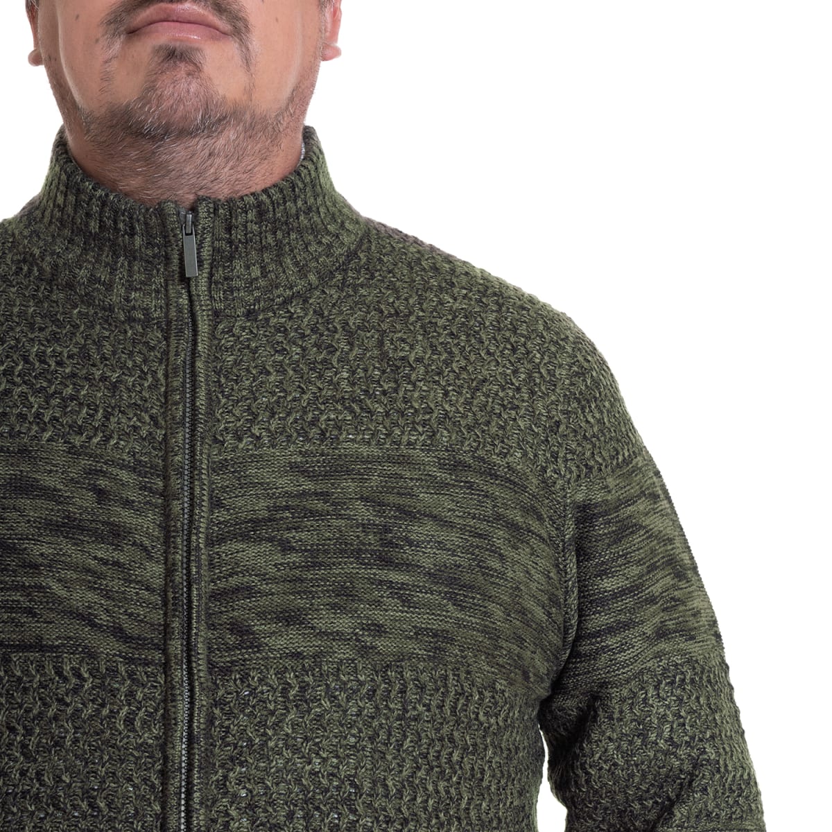 SWEATER FULL CIERRE TALLAS GRANDES (3XL Y 4XL) I4127E0174