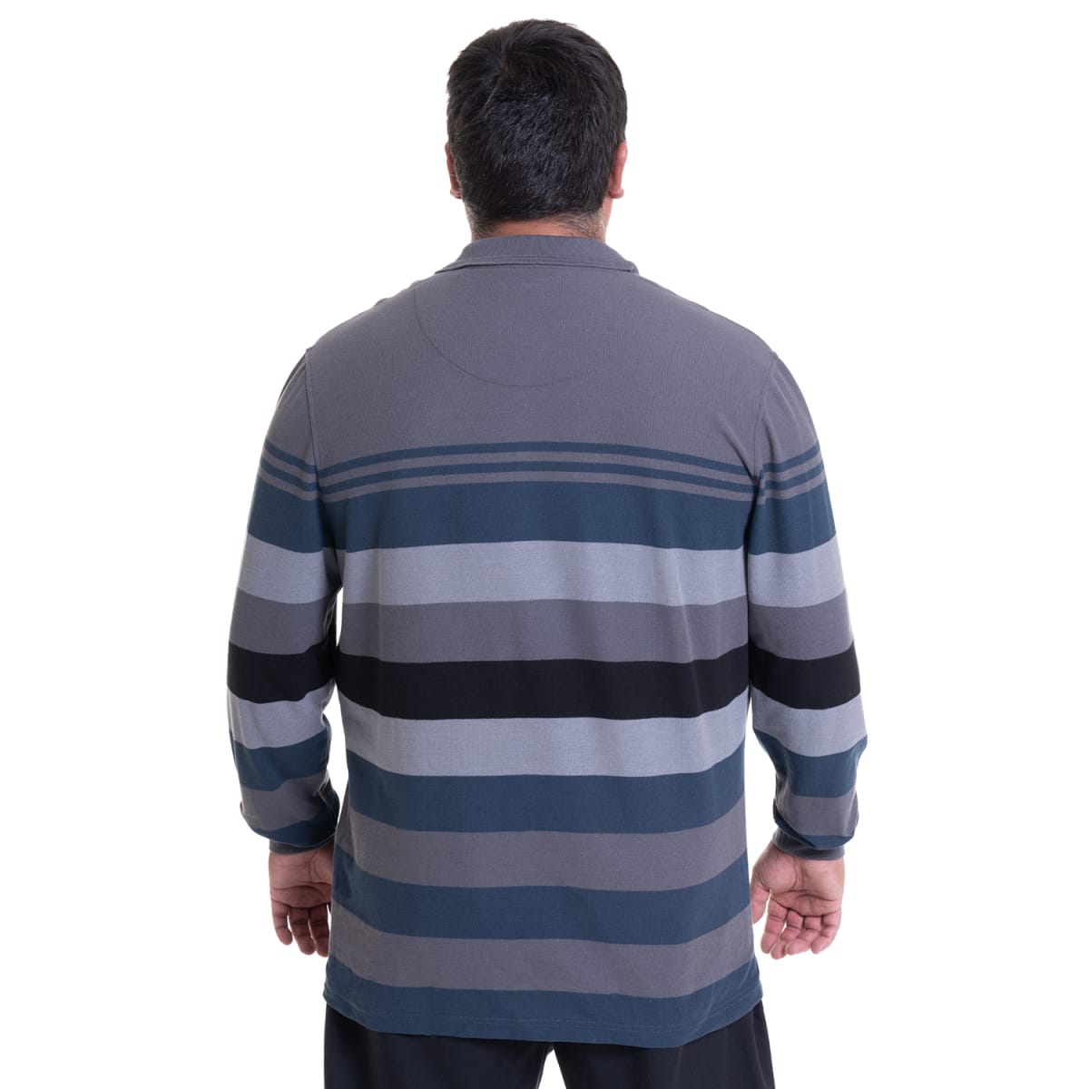 POLERA PIQUE LISTADA TALLAS EXTRA (5XL Y 6XL) I4687X0012