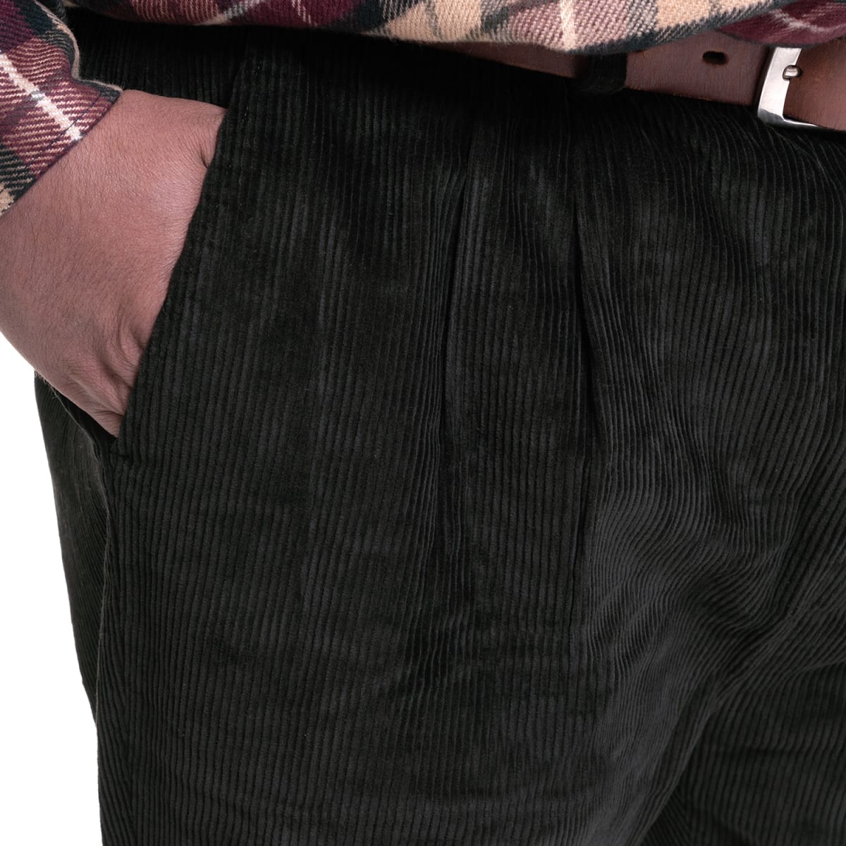 PANTALÓN COTELÉ PINZADO TALLAS GRANDES IV534E0124