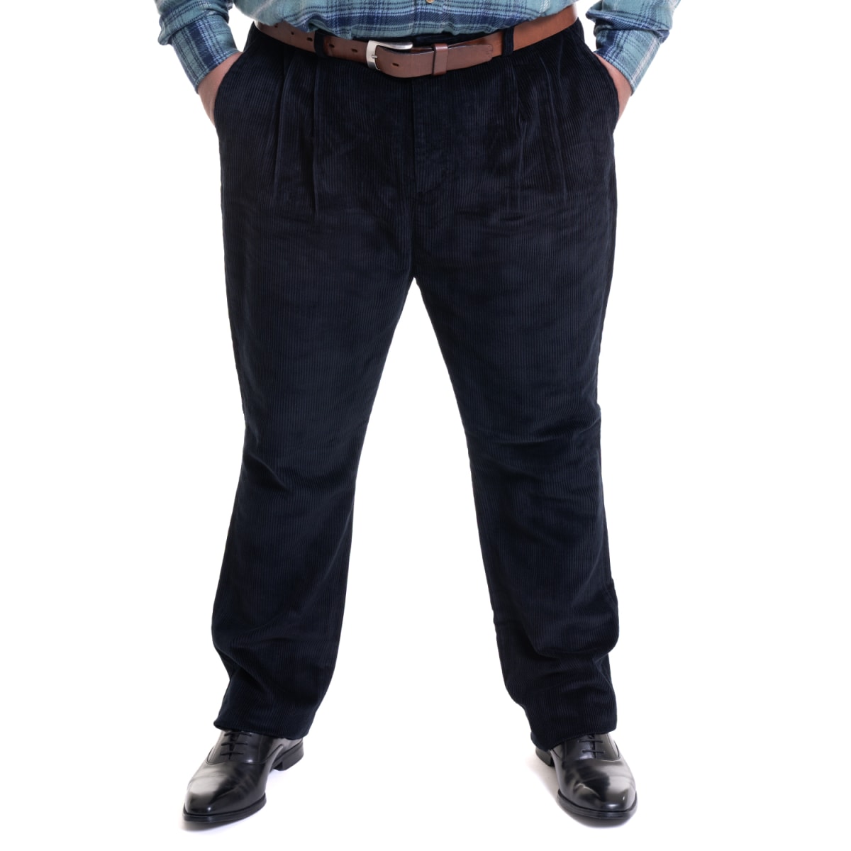 PANTALÓN COTELÉ PINZADO TALLAS GRANDES IV534E0791