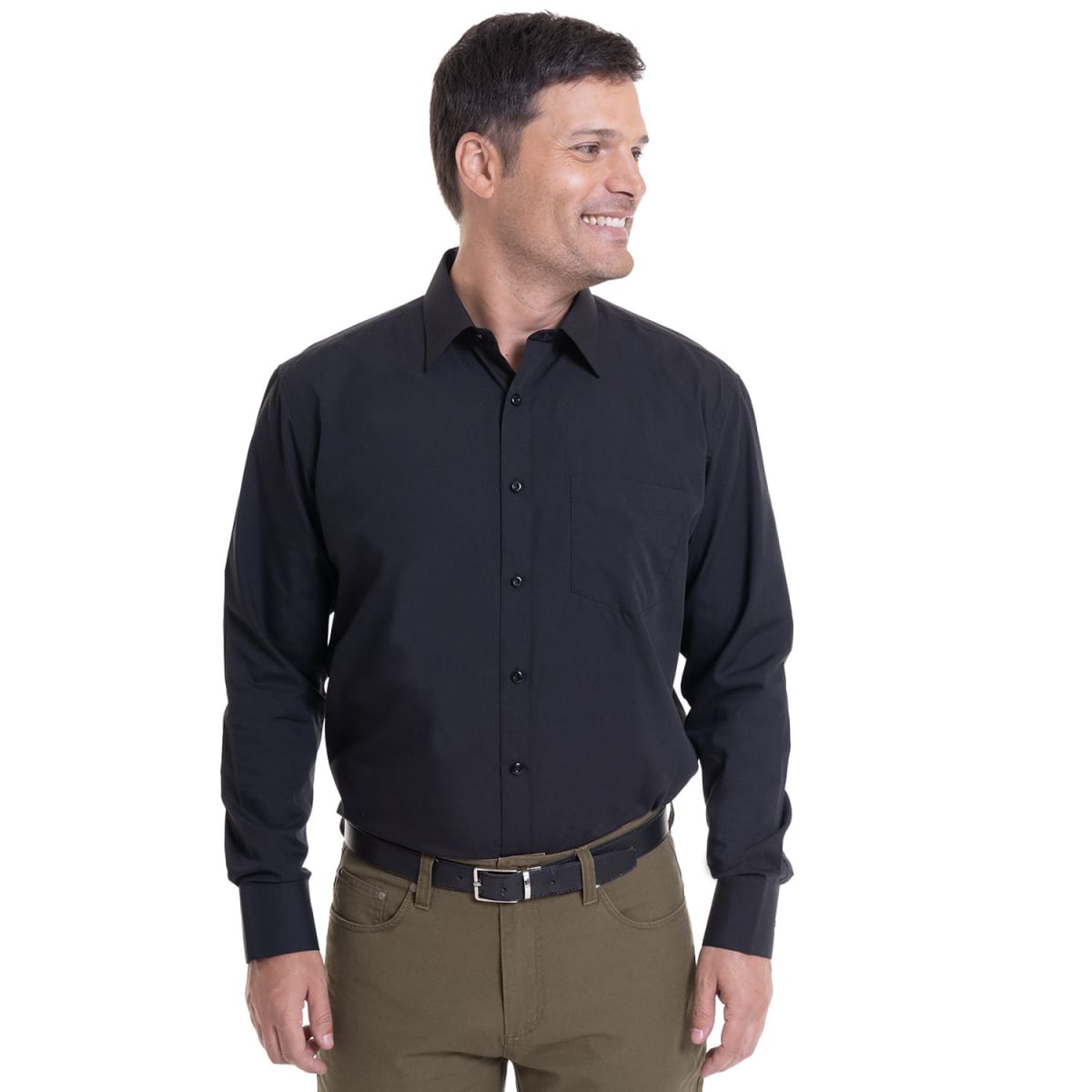 CAMISA LISA CON BOLSILLO LI31000091