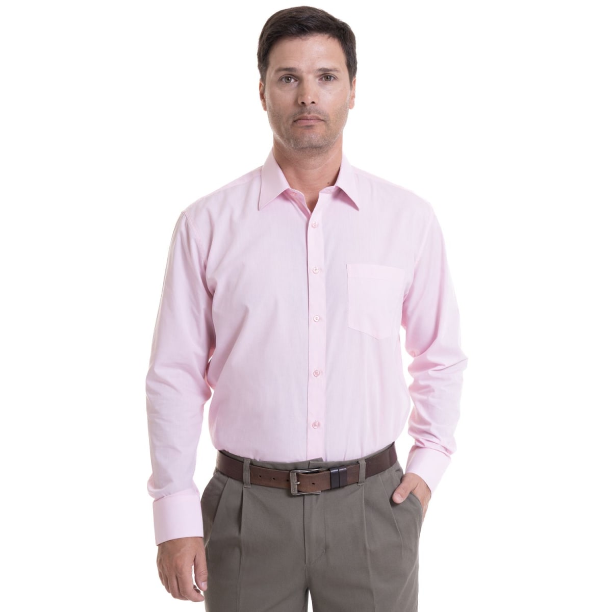 CAMISA LISA CON BOLSILLO LI31000501