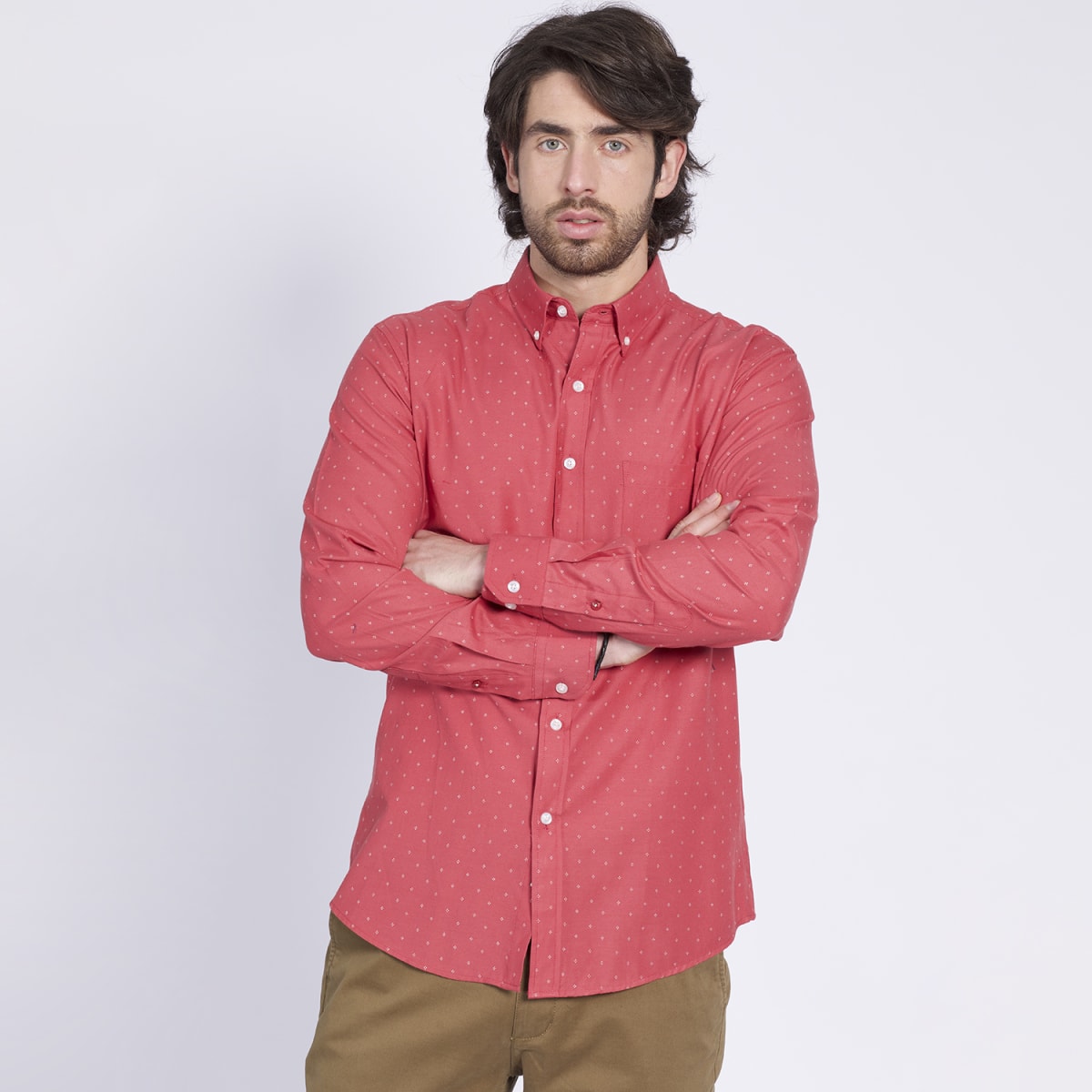 CAMISA ESTAMPADA TALLAS EXTRA V3600X0022