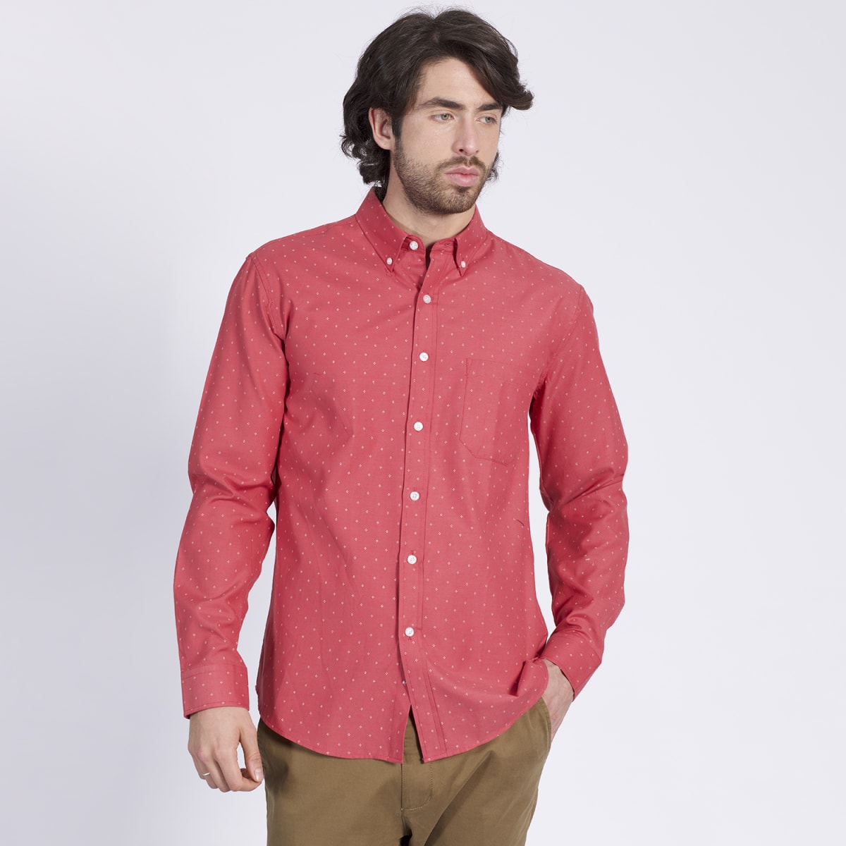 CAMISA ESTAMPADA TALLAS EXTRA V3600X0021
