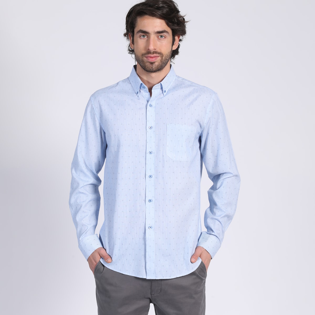 CAMISA ESTAMPADA TALLAS EXTRA V3600X0051