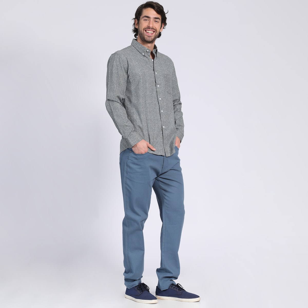 CAMISA ESTAMPADA TALLAS EXTRA V3600X0063