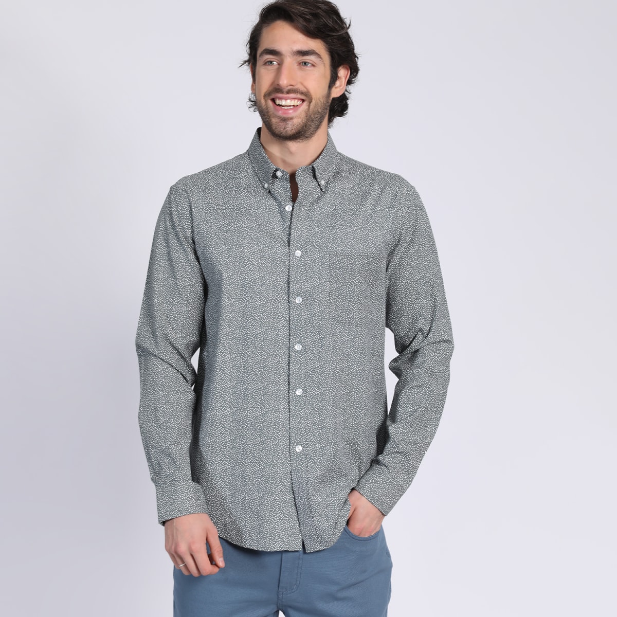CAMISA ESTAMPADA TALLAS EXTRA V3600X0061