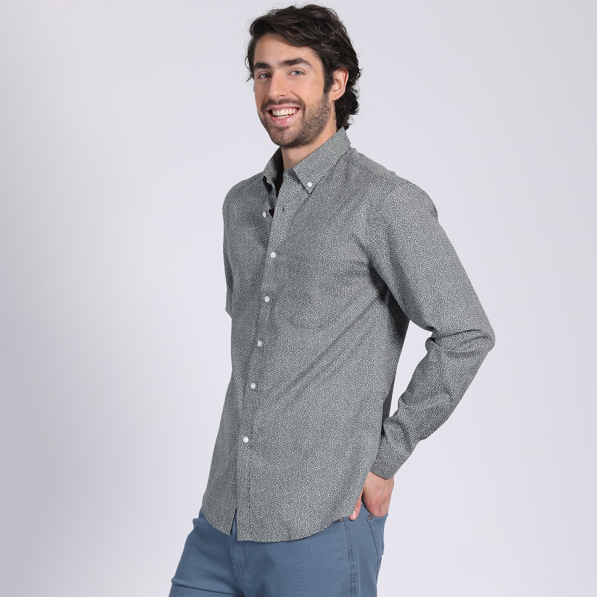 CAMISA ESTAMPADA TALLAS EXTRA V3600X0062