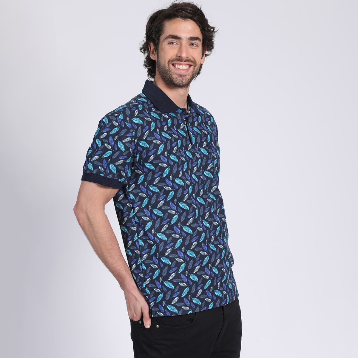 POLERA PIQUE ESTAMPADA V3200N0012