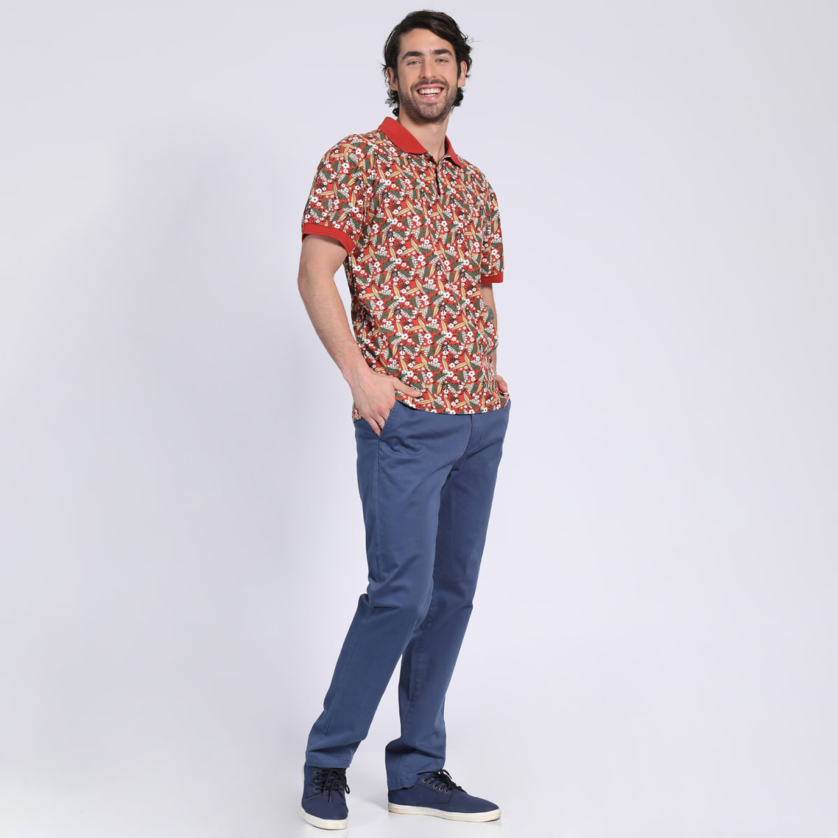 POLERA PIQUE ESTAMPADA V3200N0053