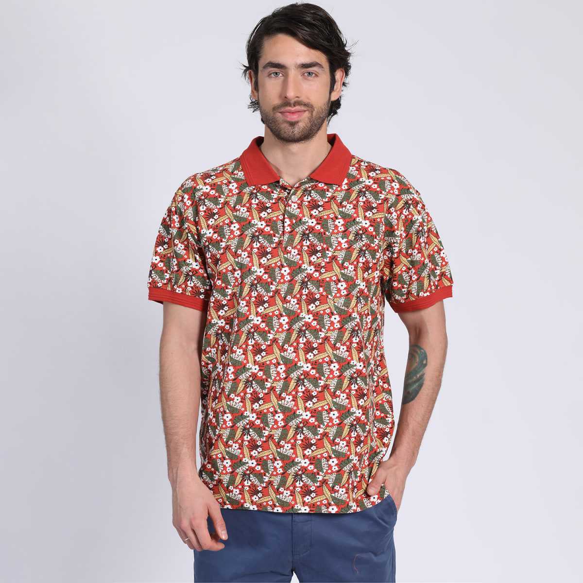 POLERA PIQUE ESTAMPADA V3200N0051