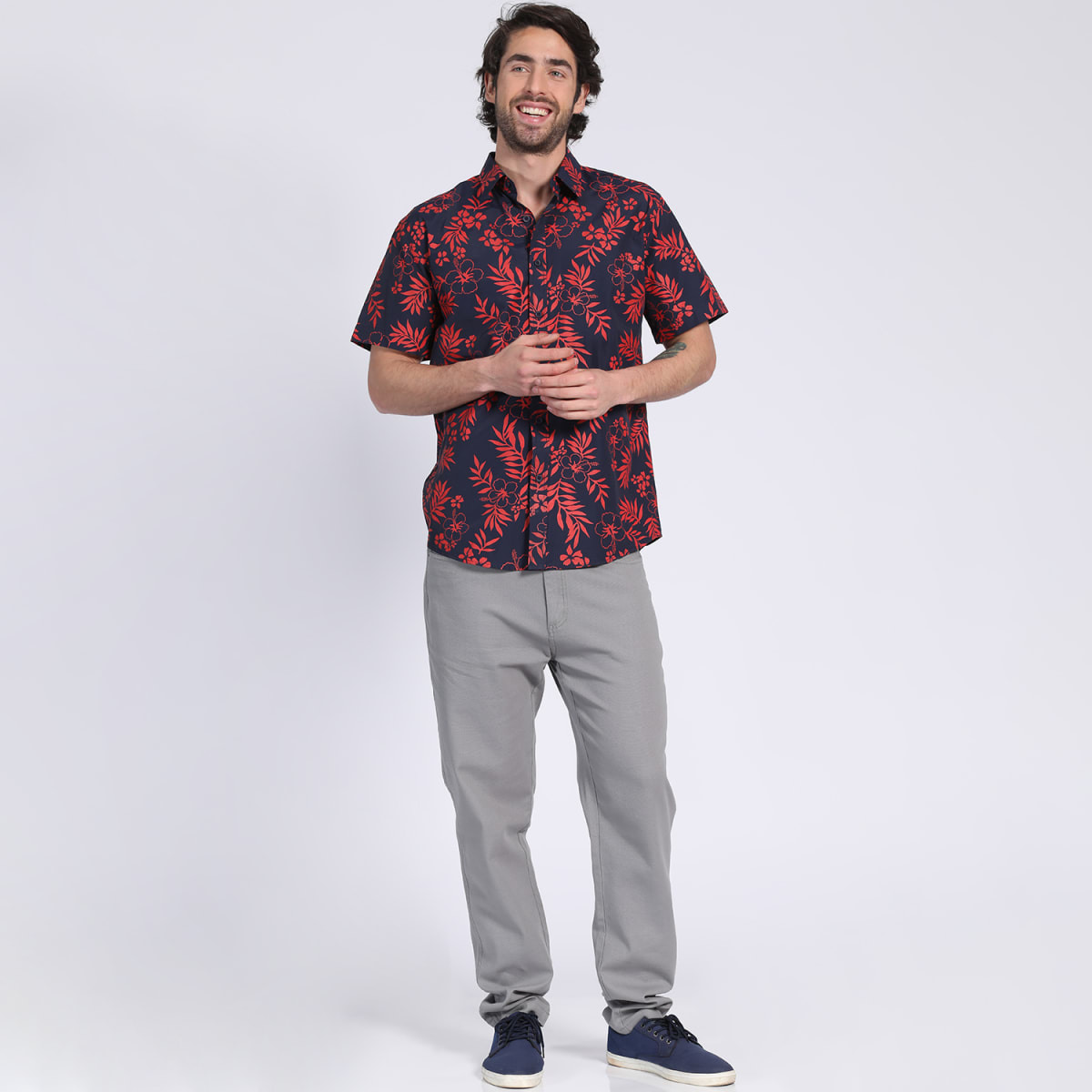 CAMISA GUAYABERA V3900N0023