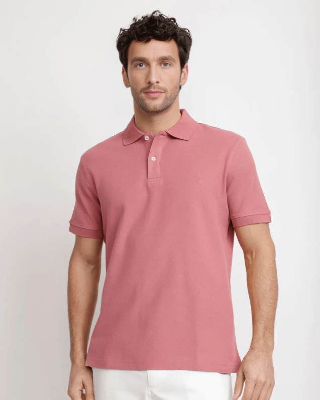 POLERA POLO PIQUÉ HOMBRE ROJO V6000N0541