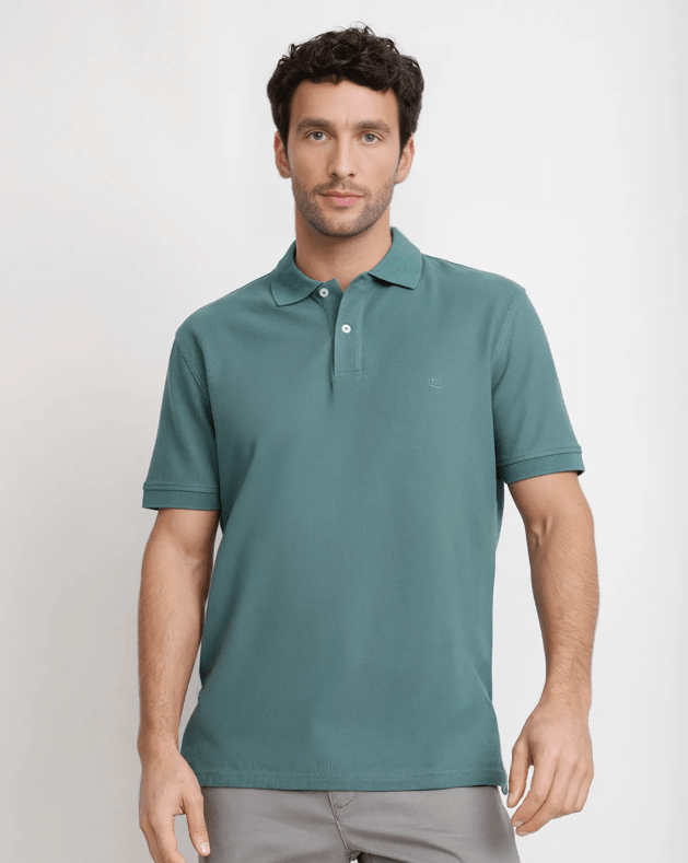 POLERA POLO PIQUÉ HOMBRE VERDE V6000N0121