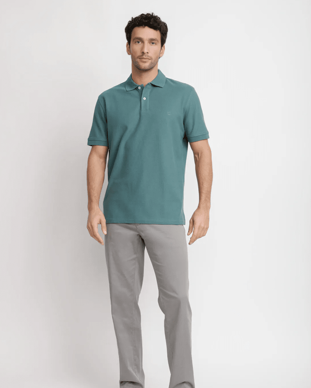 POLERA POLO PIQUÉ HOMBRE VERDE V6000N0124
