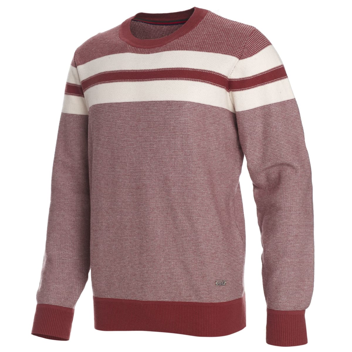 SWEATER HOMBRE FANTASÍA CUELLO REDONDO LADRILLO – ELEGANCIA Y CONFORT EN CADA DETALLE I2004N0671