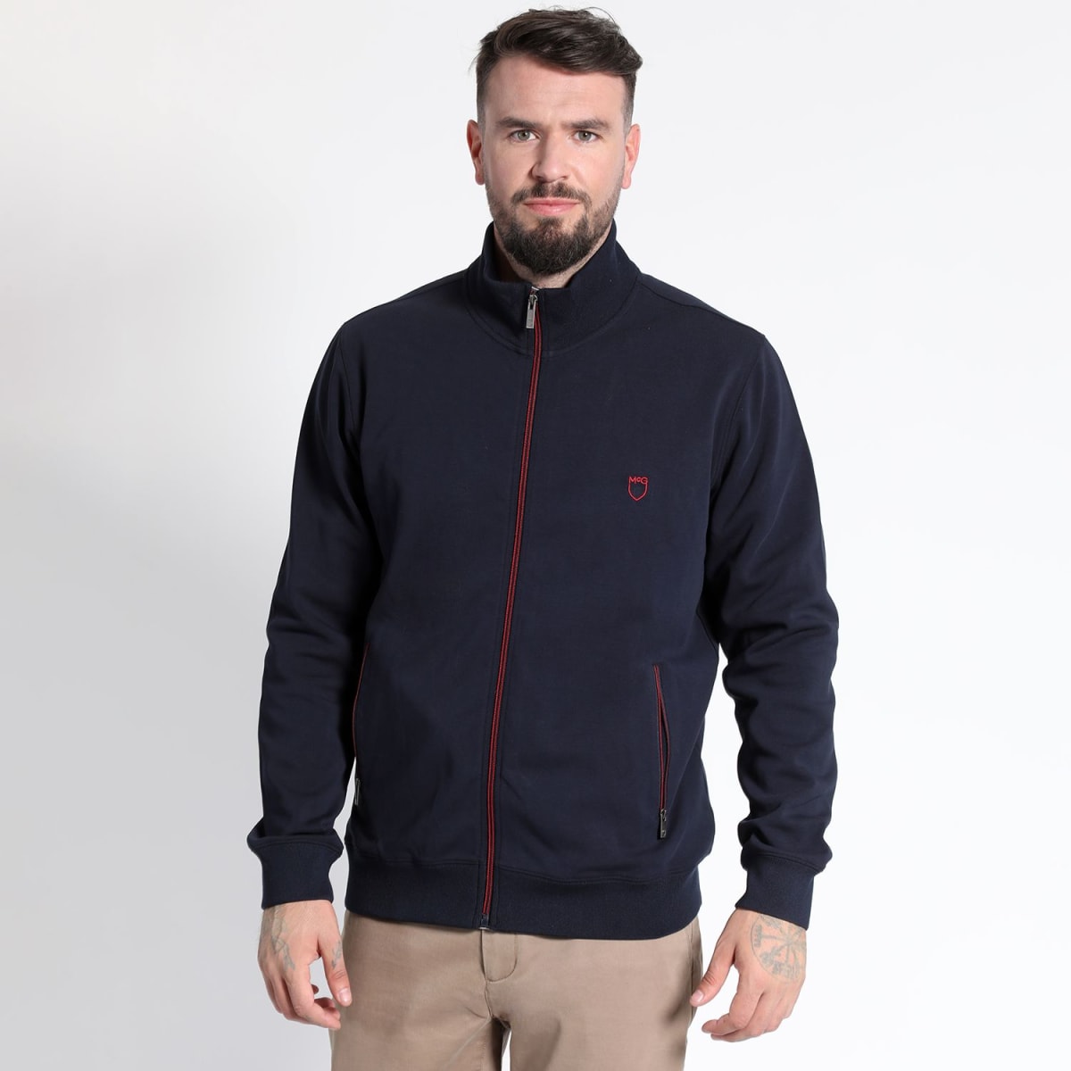 POLERÓN HOMBRE CUELLO ALTO AZUL MARINO – CASUAL, CÓMODO Y ELEGANTE I3010N0791