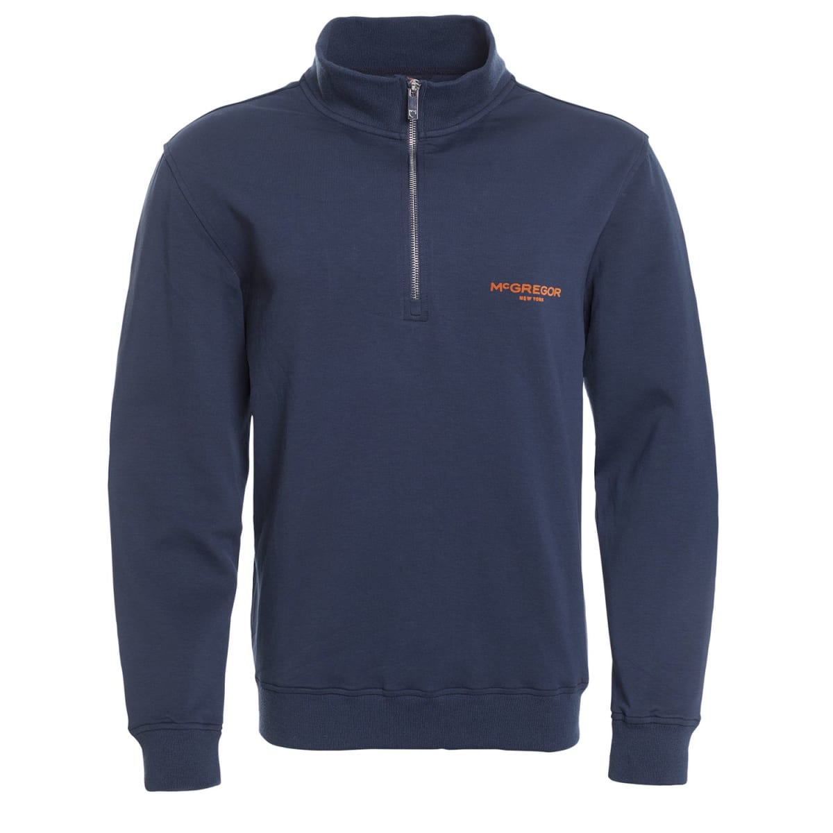 POLERÓN HOMBRE MEDIO CIERRE ESTAMPADO TEXTURADO AZUL MARINO – ESTILO CASUAL Y CONFORT PARA TODA OCASIÓN I3030N0794