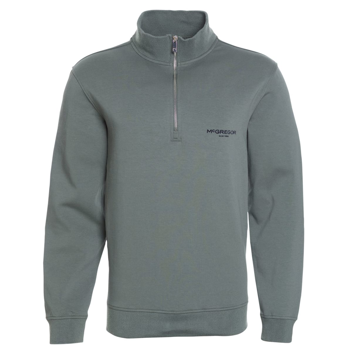 POLERÓN HOMBRE MEDIO CIERRE ESTAMPADO TEXTURADO VERDE OLIVA – ESTILO CASUAL Y CONFORT PARA TODA OCASIÓN I3030N0954