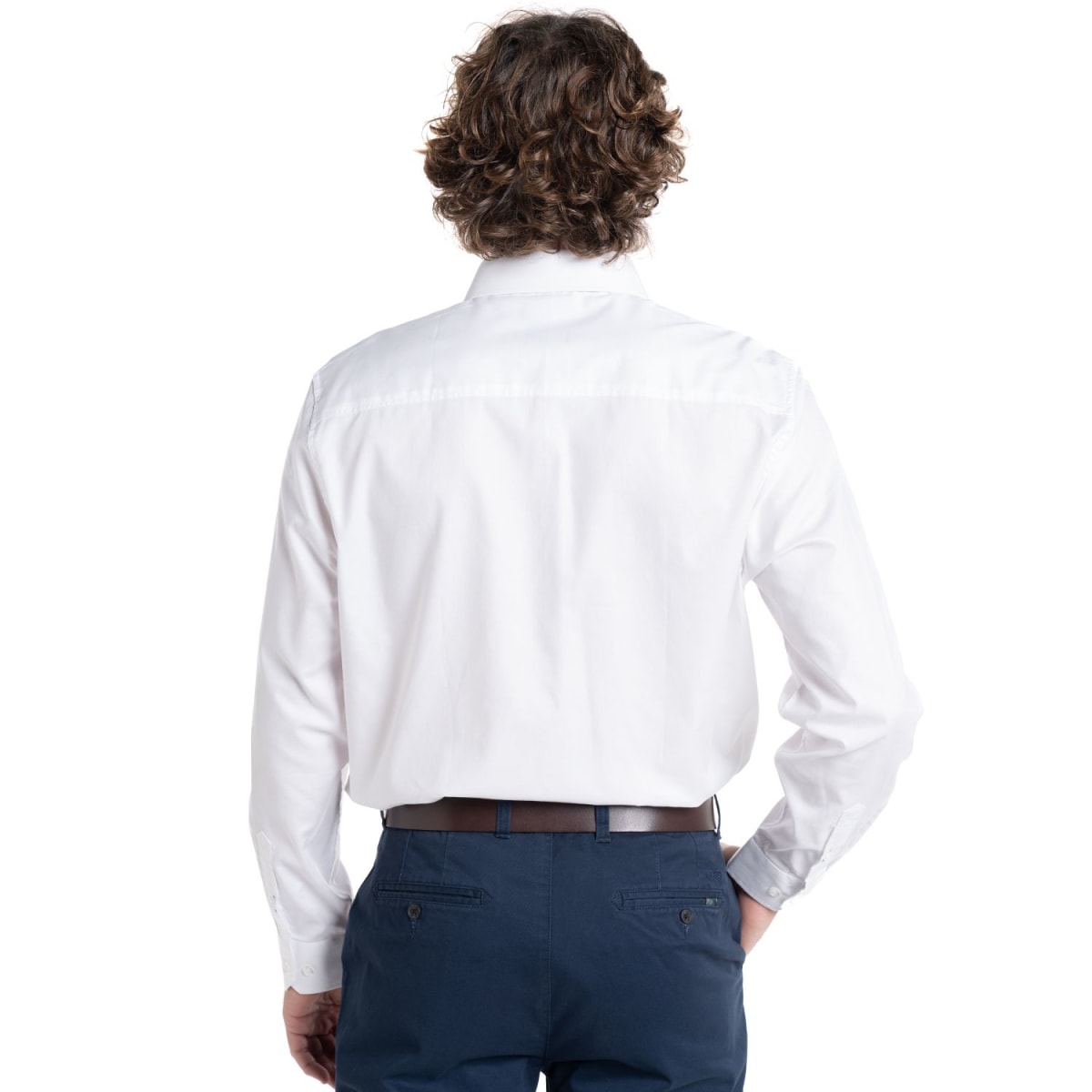 CAMISA JACQUARD PARA HOMBRE BLANCO I5101N0012