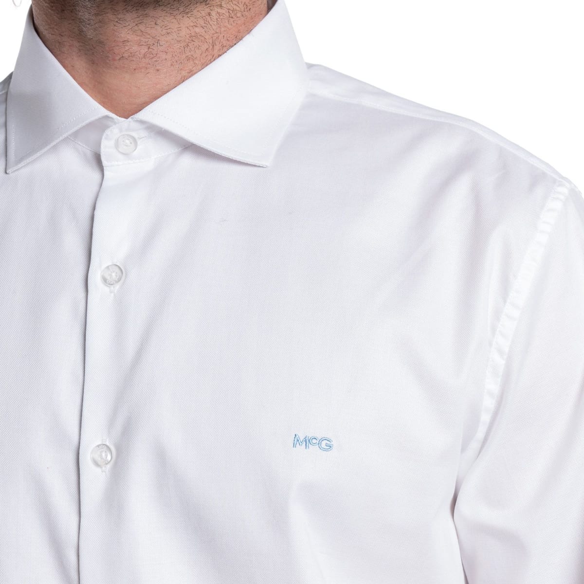 CAMISA JACQUARD PARA HOMBRE BLANCO I5101N0013