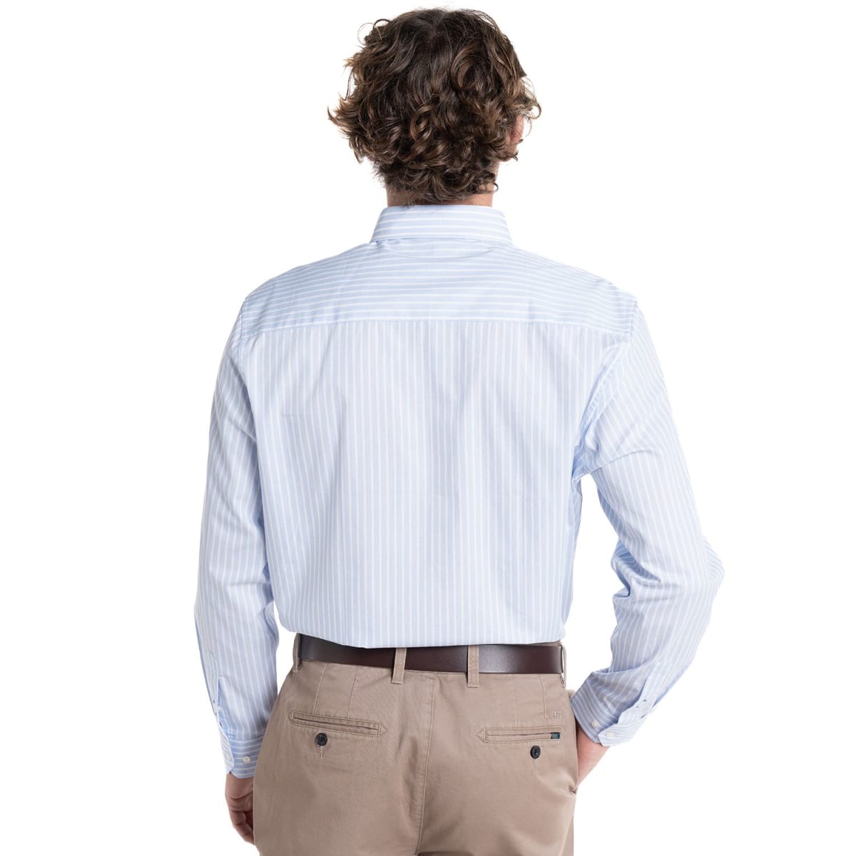 CAMISA LISTADA PARA HOMBRE CELESTE I5105N5712