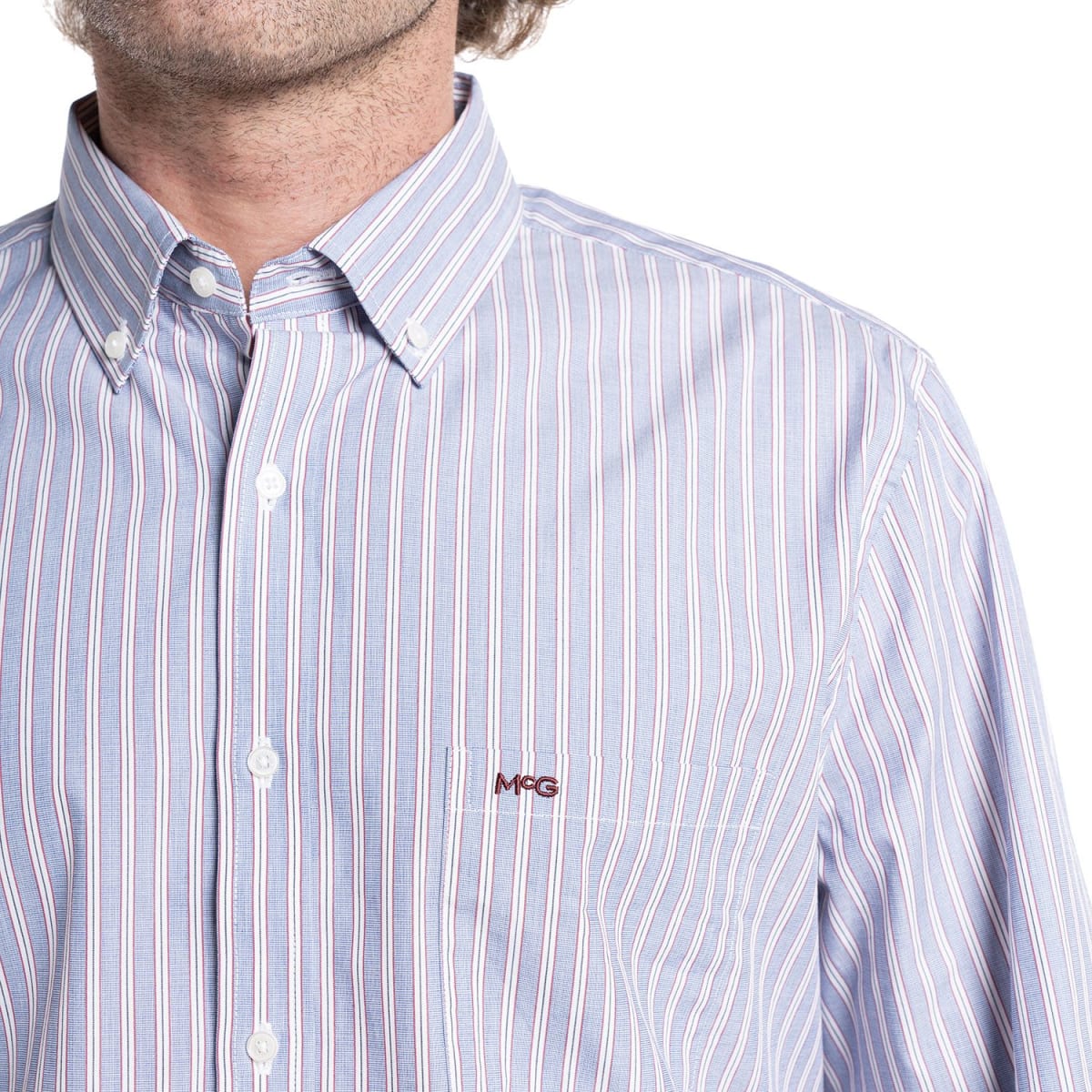 CAMISA LISTADA PARA HOMBRE AZUL MARINO I5105N5793