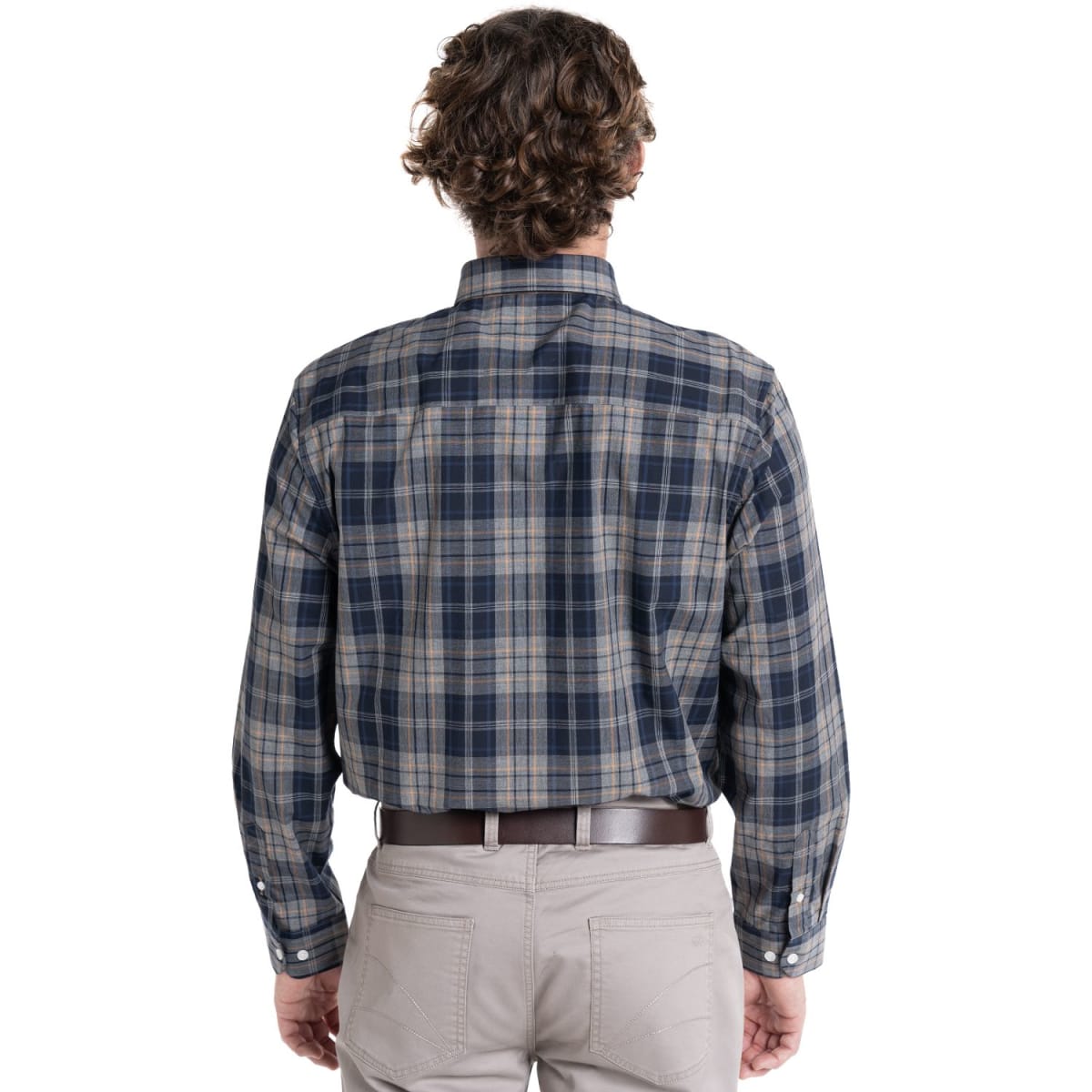 CAMISA ESCOCESA PARA HOMBRE AZUL MARINO I5140N5792