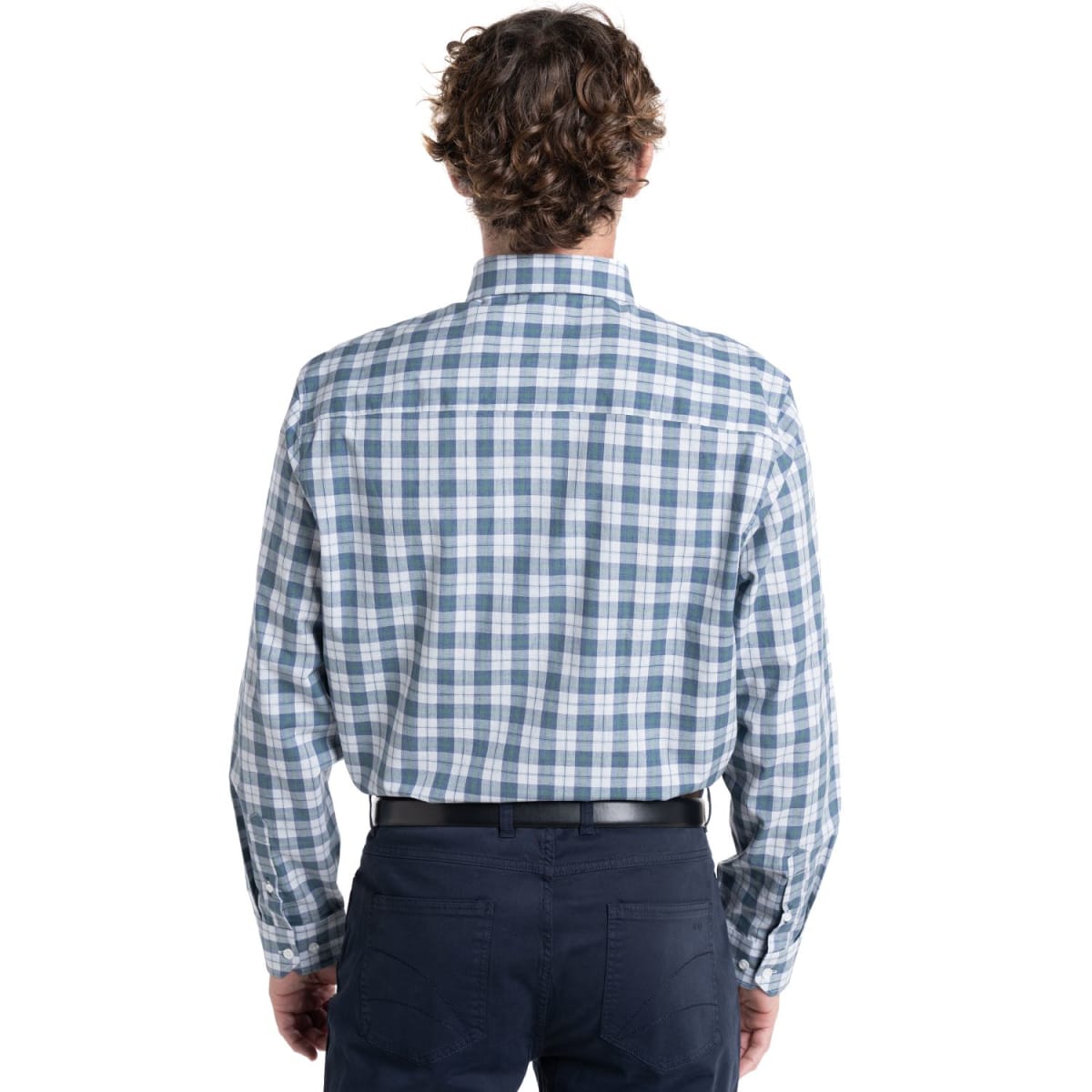 CAMISA ESCOCESA PARA HOMBRE AZUL I5140N6062