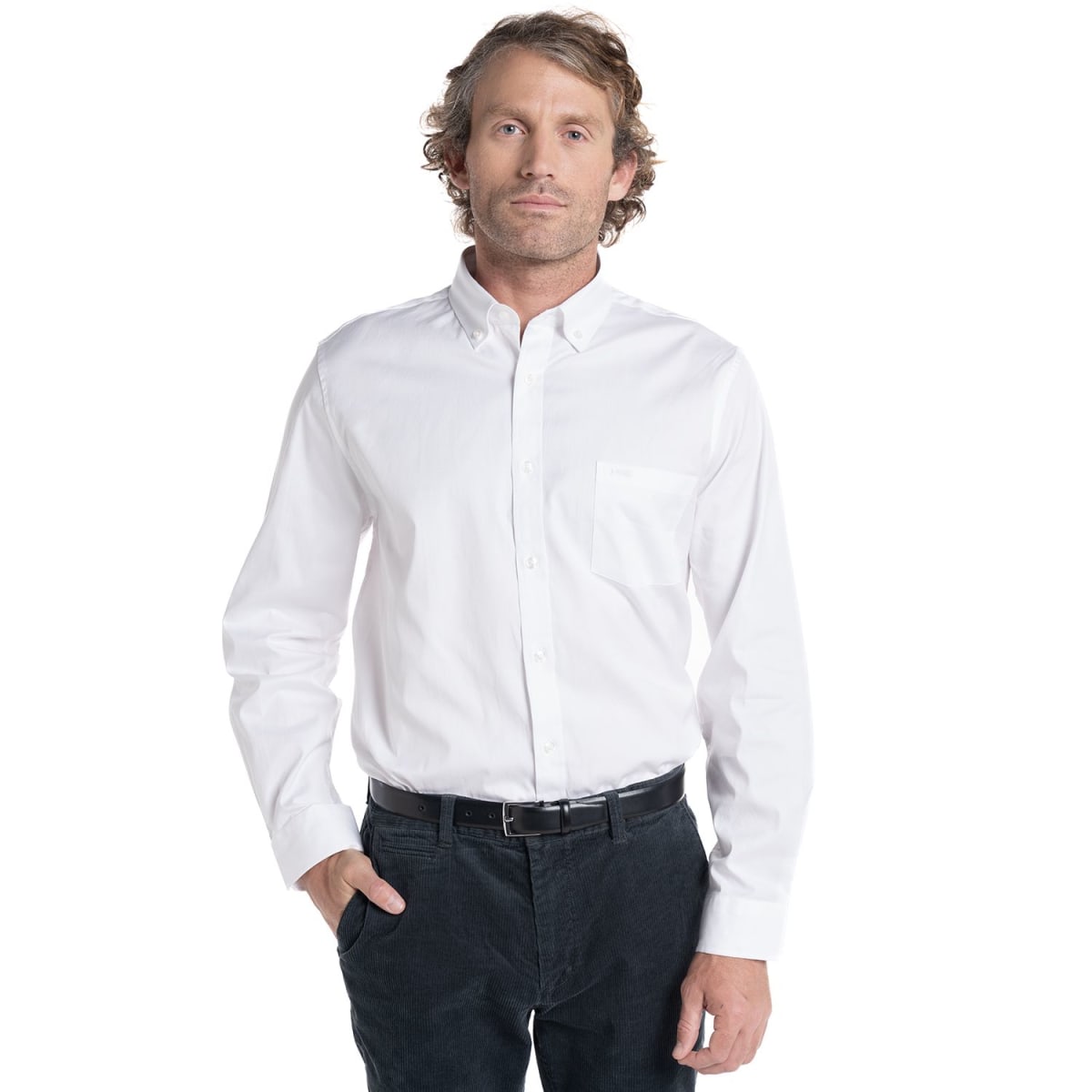 CAMISA OXFORD PARA HOMBRE BLANCO I5165N0011