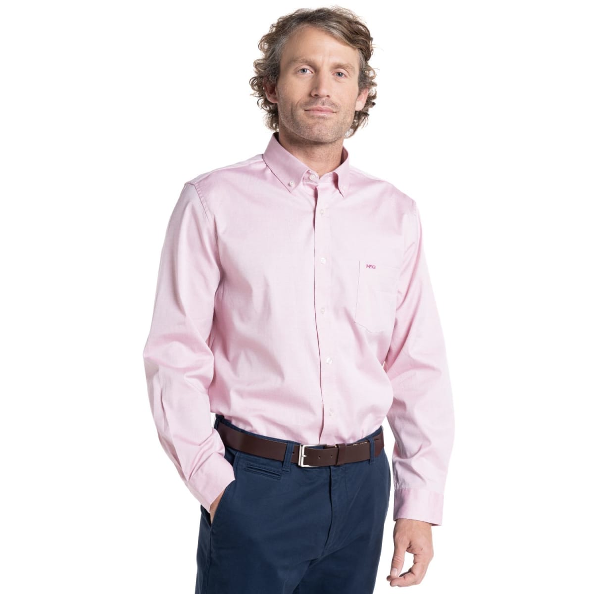 CAMISA OXFORD PARA HOMBRE ROSADO I5165N0501