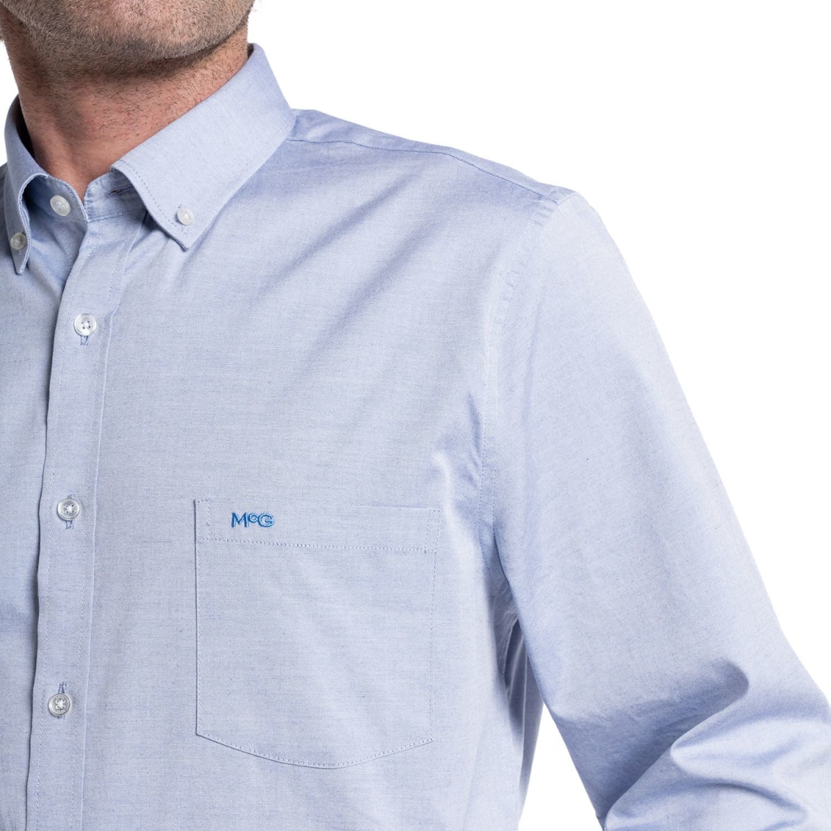 CAMISA OXFORD PARA HOMBRE CELESTE I5165N0723