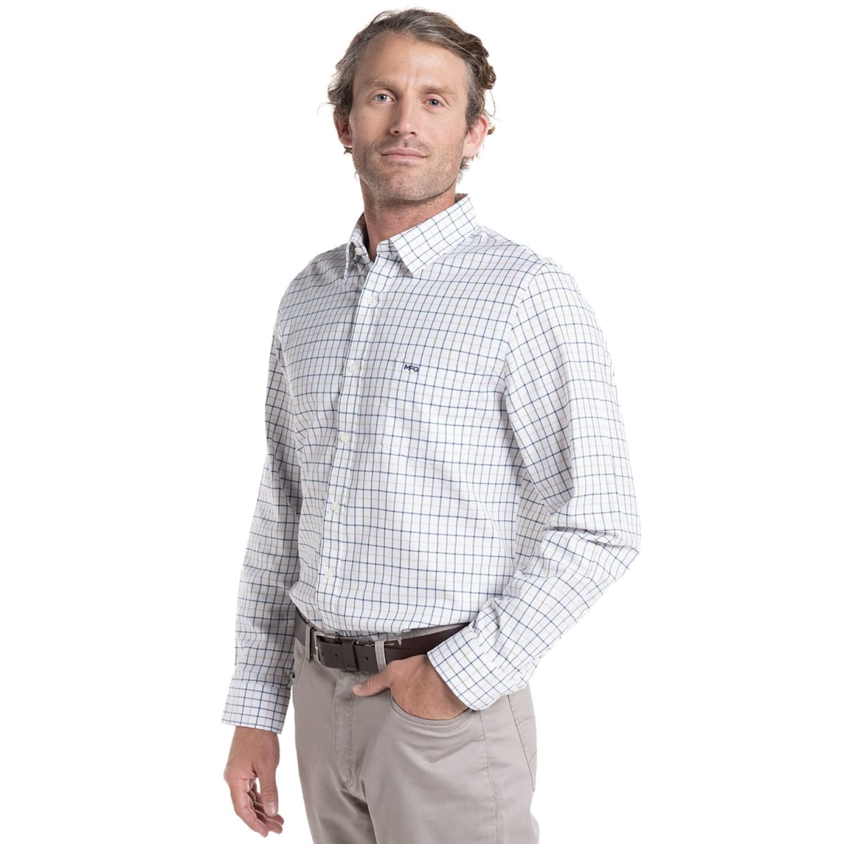 CAMISA OXFORD PARA HOMBRE AZUL MARINO I5310N5791