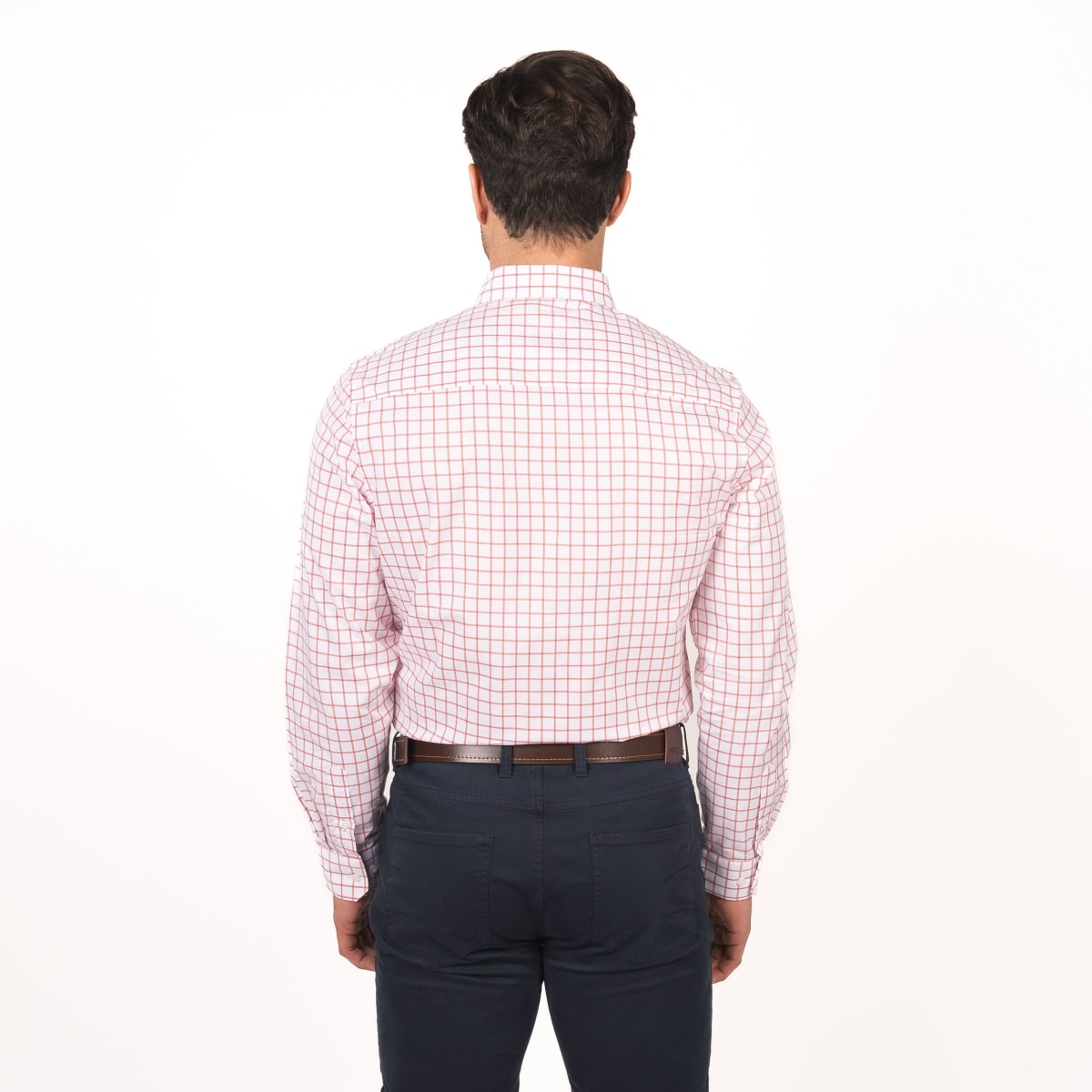 CAMISA MANGA LARGA A CUADROS CORAL V5205N5992