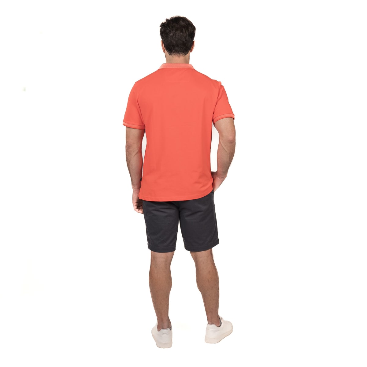 POLERA POLO MANGA CORTA HOMBRE PIQUÉ ROJO V5010N0542