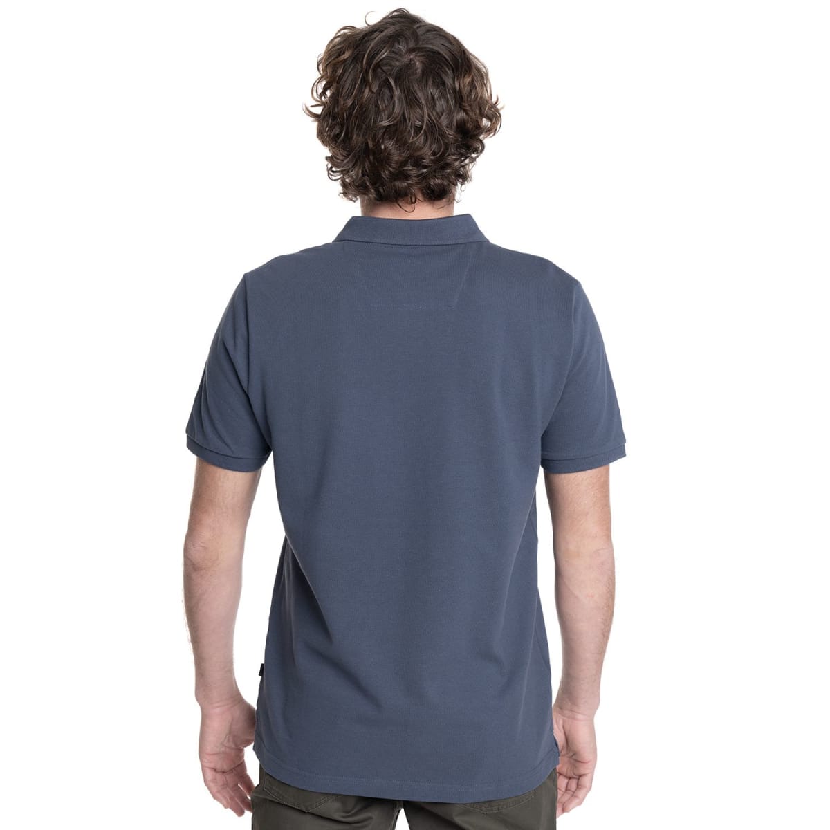 POLERA PIQUE LISA HOMBRE AZUL MARINO V6000N0792