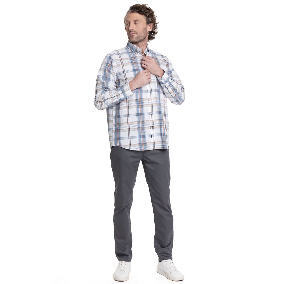 PANTALON 5 BOLSILLOS HOMBRE GRIS OSCURO V6213N0044