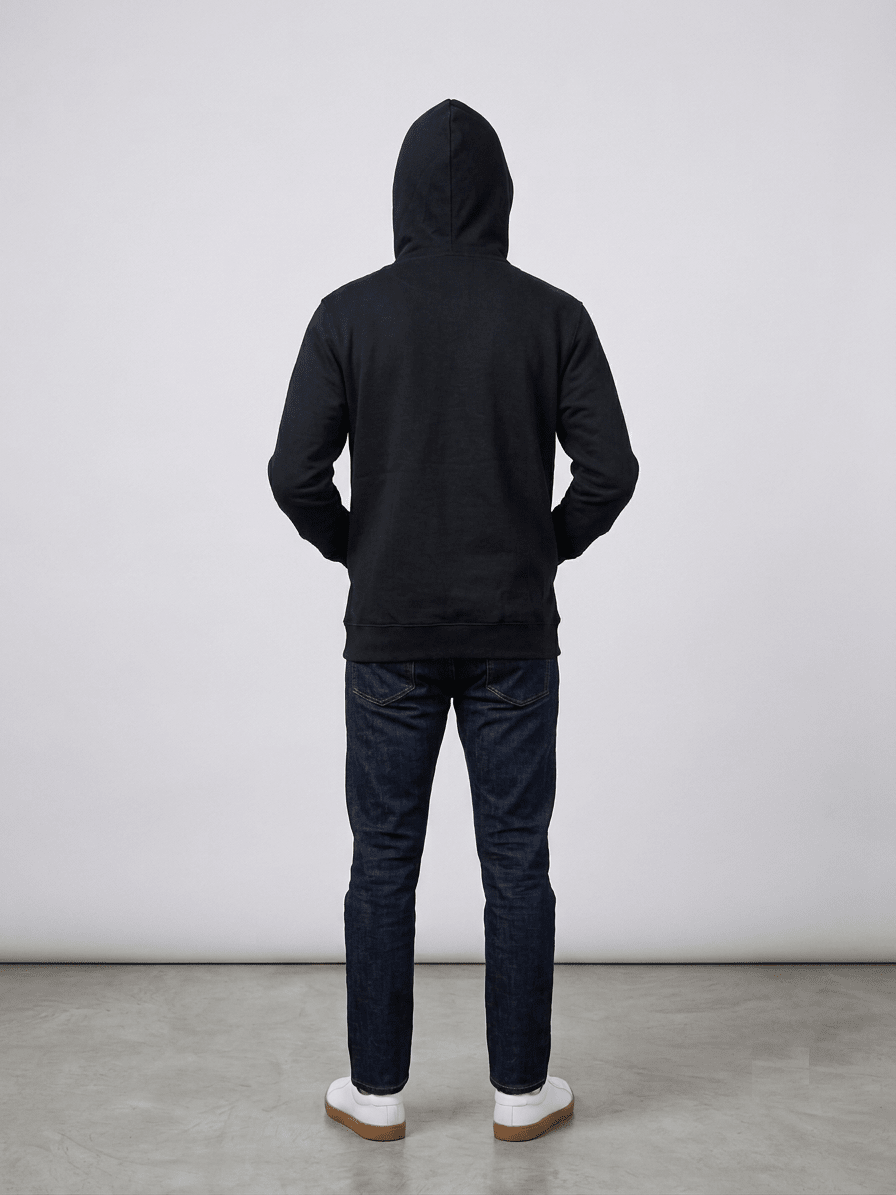 POLERON FULL ZIP TERMICO NEGRO LI004N0096