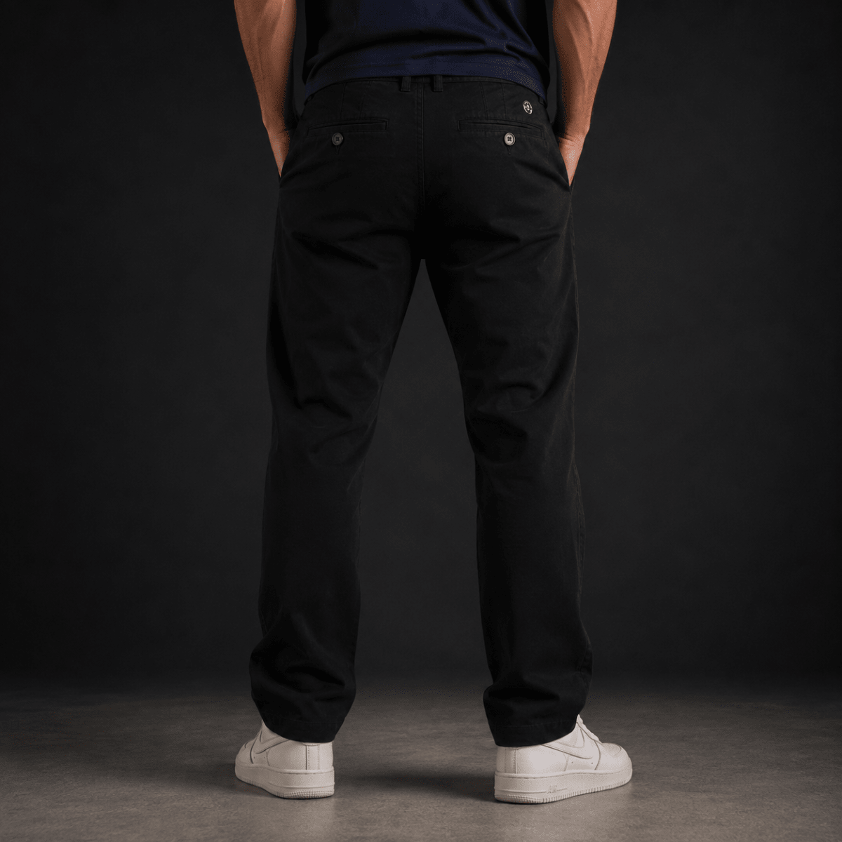 PANTALON CHINO NEGRO I6000N0092