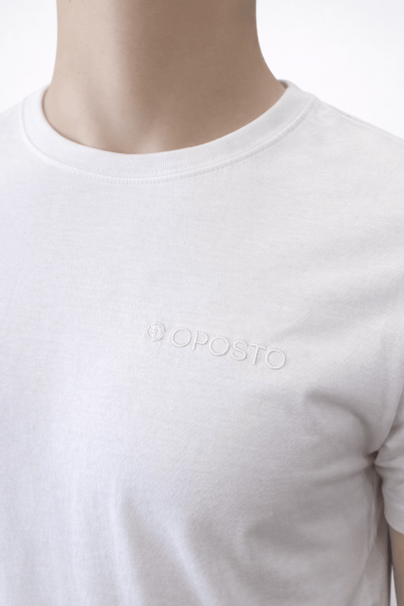 POLERA MANGA CORTA BASICA OPOSTO BLANCO LI000N0013