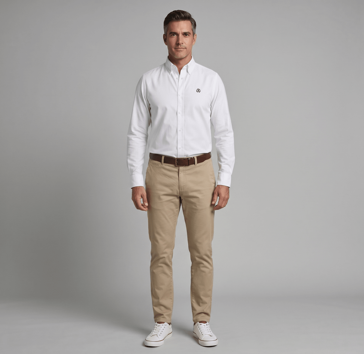CAMISA MANGA LARGA OXFORD BLANCO LI000N0012