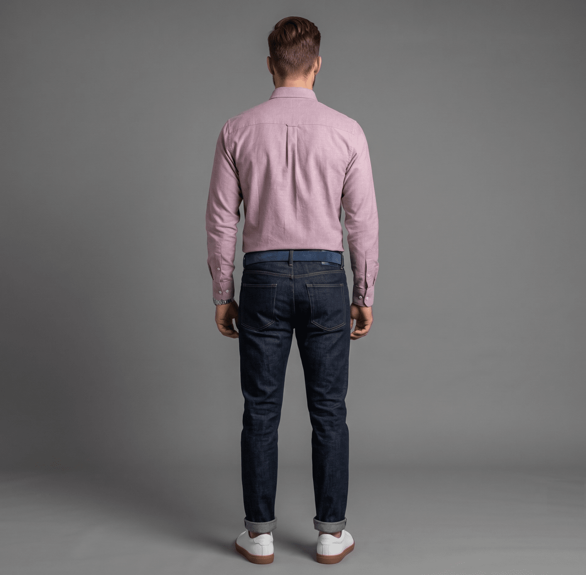 CAMISA OXFORD OPOSTO BURDEO I6001N0562
