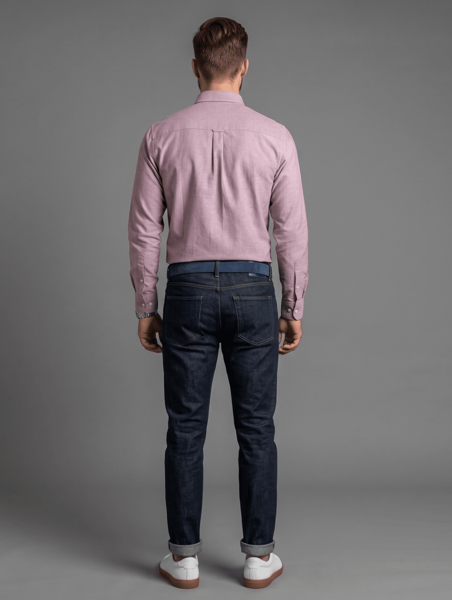 CAMISA OXFORD OPOSTO BURDEO I6001N0563
