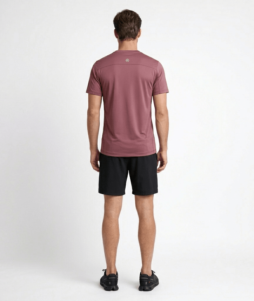 POLERA MANGA CORTA TÉCNICA Y SPORT ROJO BAYA LI001N0543