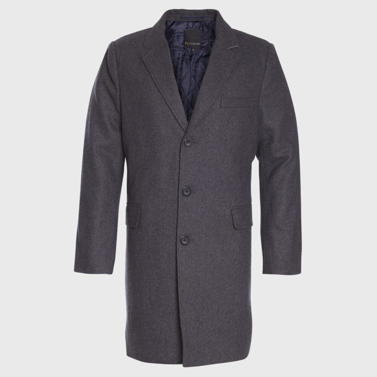 ABRIGO LARGO DE LANA I2300N0042