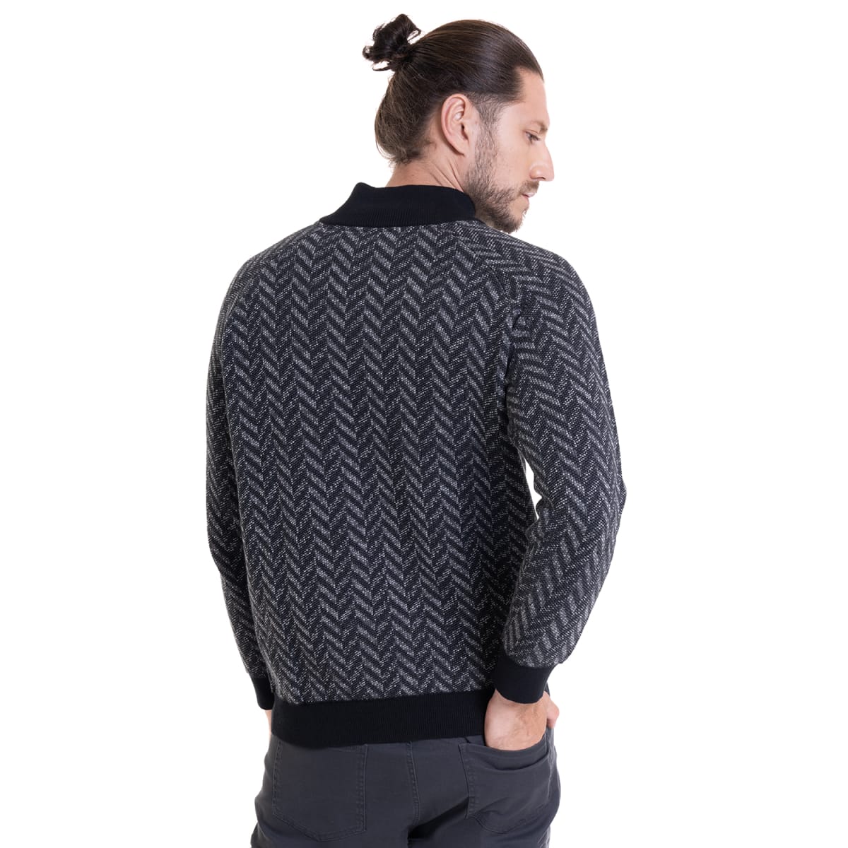 SWEATER HALF ZIPPER  I4051N0012