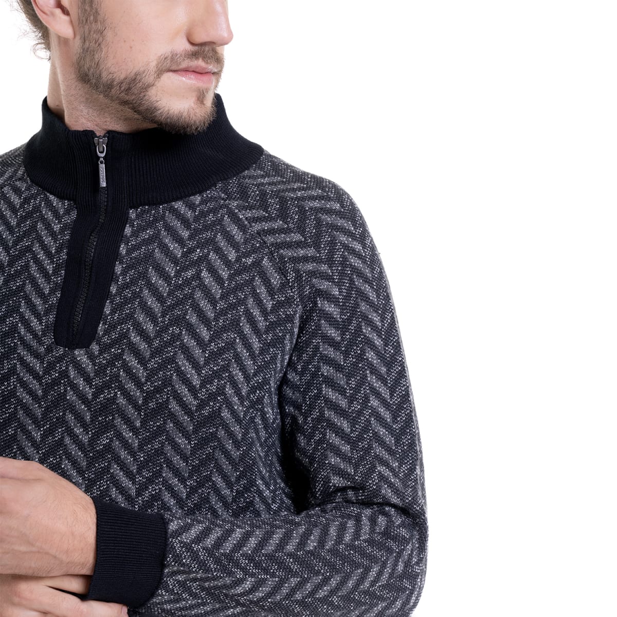 SWEATER HALF ZIPPER  I4051N0014
