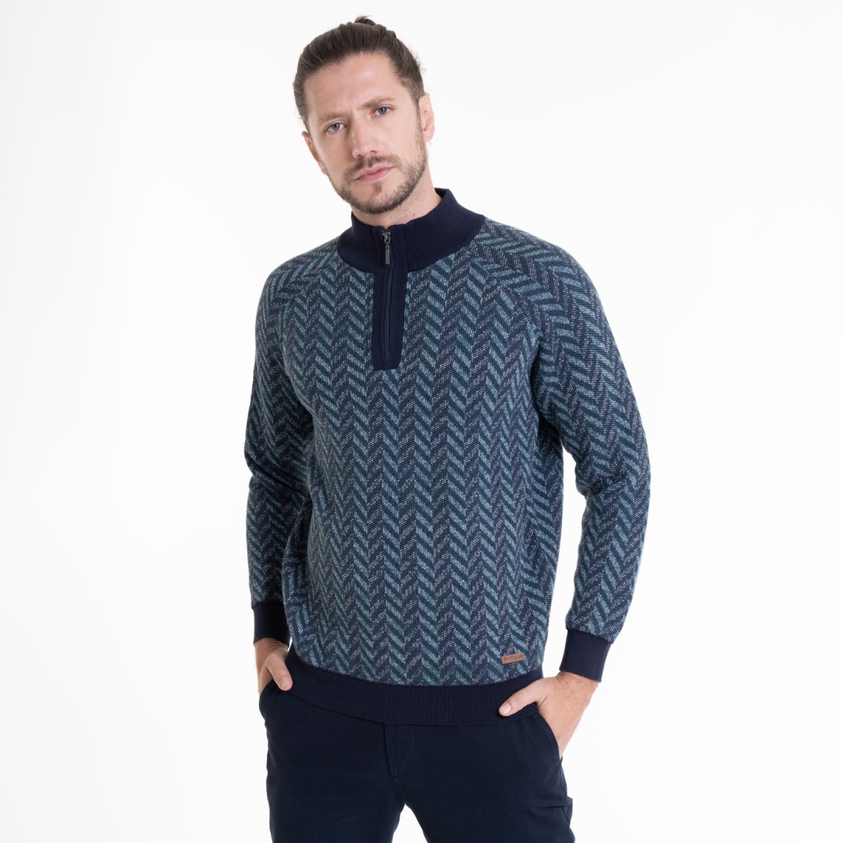 SWEATER HALF ZIPPER I4051N0021